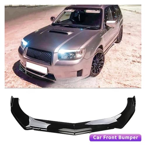 Voiture becquets lèvre menton Subaru Forester XT protections rouge