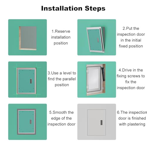 Portello a muro di accesso Panasy Access per impianti idraulici HVAC e soffitta Ispezioni Design versatile per ristrutturazioni domestiche e riparazioni rapide