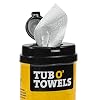 Tub O'Towels Heavy Duty Fiber Weave Cleaning Wipes 8 in. W x 7 in. L 40 pk