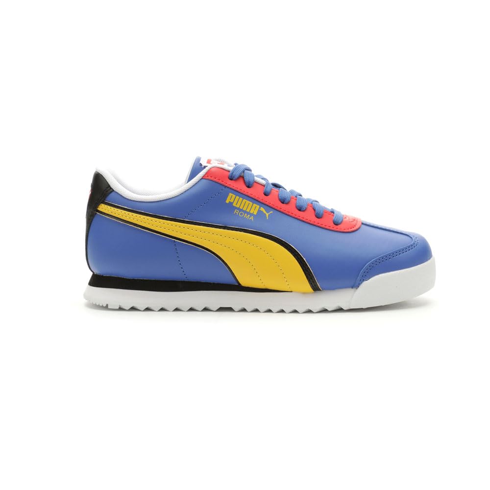 PUMA Kids Boys Roma Primary Lace Up Sneakers Shoes Casual - Blue - Size 4 M, 39447501