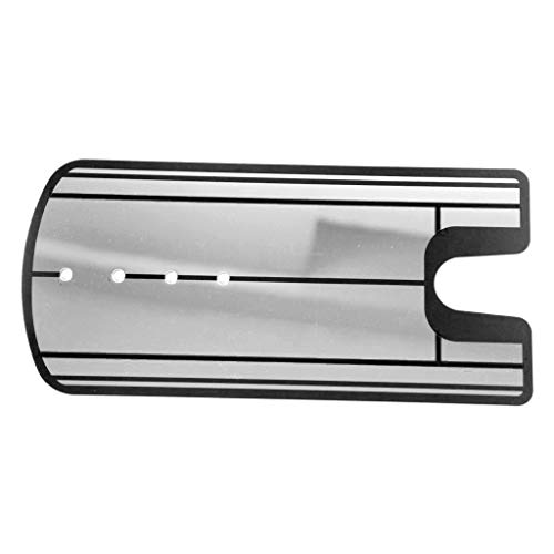 YIJU 1 Peça Golf Putting Mirror Alinhamento Ferramenta Swing Trainer - Preto - Preto