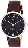Tommy Hilfiger Men's 'Sophisticated Sport' Quartz Stainless Steel and Leather Watch, Brown, 1710352