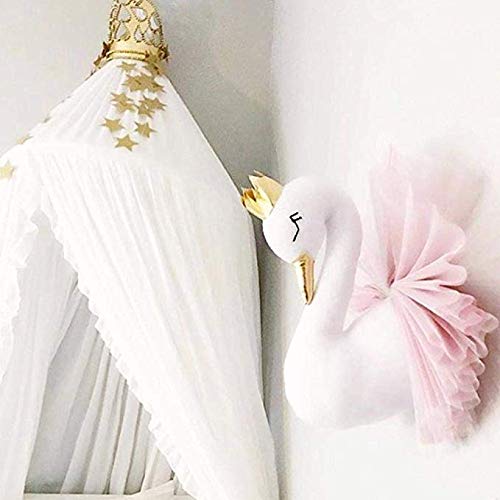 3d Crown Swan Princess Gauze Dress Wall Art Hanging For Nursery Kids Room Swan Wall Decor Wall Mount Stuffed Animal Wall Hanging Ornament Pink Buy Online In Botswana At Botswana Desertcart Com Productid