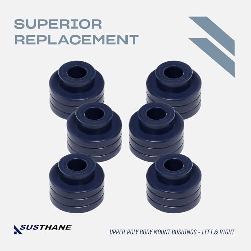 Complete AUTOACER 12pc Front & Rear Body Cab Mount Bushing Kit in High Grade Polyurethane Fits RAM 1500 (1994-2001) 2500 (1994-2002) 3500 (1994-2002). Standard Cab Models 2WD / 4WD by AUTOACER - Used condition - Image 2