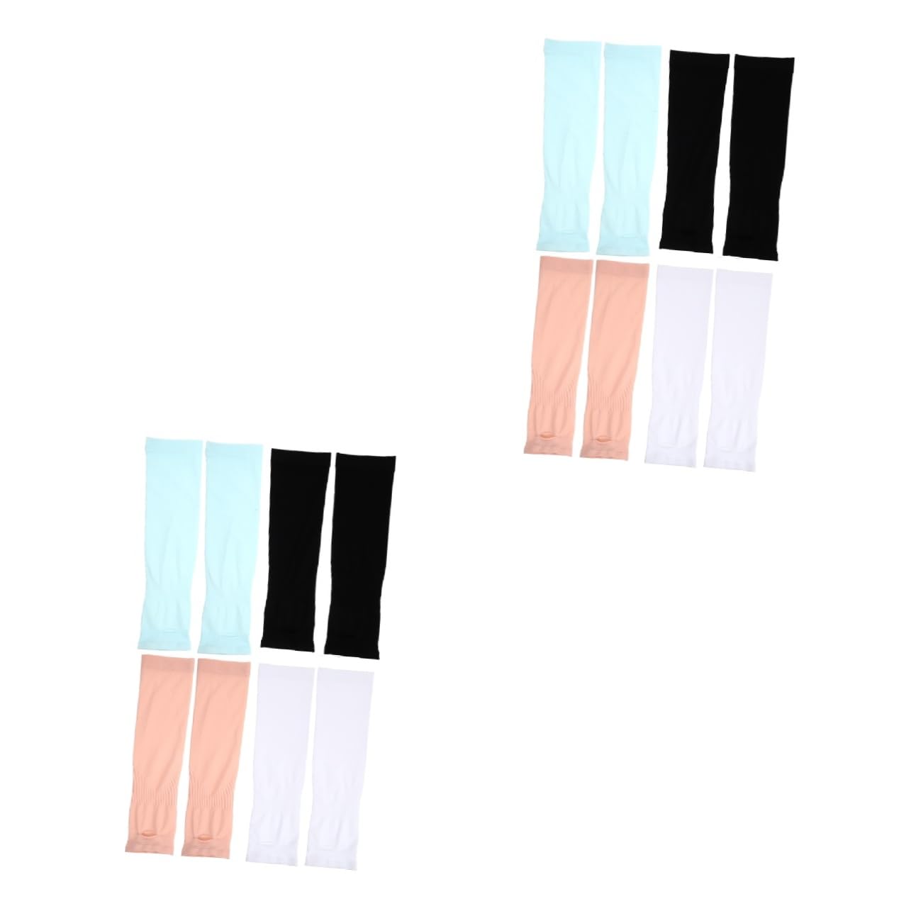 8 Paires Manches en soie glacée pour enfants bras manches filles manches enfants couvre-bras manchette anti uv Manchettes anti-UV revêtements extérieurs revêtements d'été 90% nylon