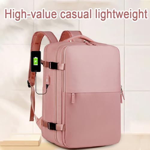 Levette Bag, Levettevac Backpack, Expandable Large Capacity Water-Resistant Business Daypack Travel with USB Charging Port (green)2