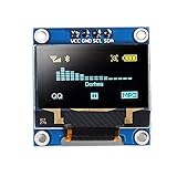 Cómodo de usar: este módulo de pantalla de 0,96 pulgadas está diseñado con un puerto de comunicación I2C/IIC y es fácil de conectar