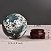 MOGEMT Large Moss Agate Crystal Sphere Natural Healing Crystal Ball with Stand Meditation Decorative Balls Home Decor 100-110mm/3.9-4.3