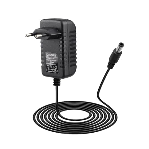 Adaptateur Secteur 12V 1A, Alimentation AC 100-240V 50/60Hz, Transformateur d'alimentation Universelle avec Prise DC 5,5 mm x 2,5 mm pour Bandes LED Lampe...