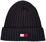 Photo Gallery tommy hilfiger cappello da uomo a costine, toppa con bandiera blu., taglia unica