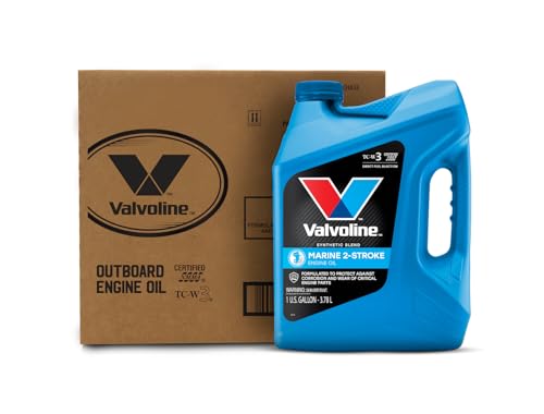 Image of Valvoline 2-Cycle Marine TCW-3 Motor Oil 1 GA, Case of 3