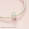 PANDORA Band of Hearts Clip Charm - Compatible with PANDORA Moments - Sterling Silver - Gift for Her - Jewelry for Women with Gift Box