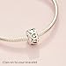 PANDORA Band of Hearts Clip Charm - Compatible with PANDORA Moments - Sterling Silver - Gift for Her - Jewelry for Women with Gift Box