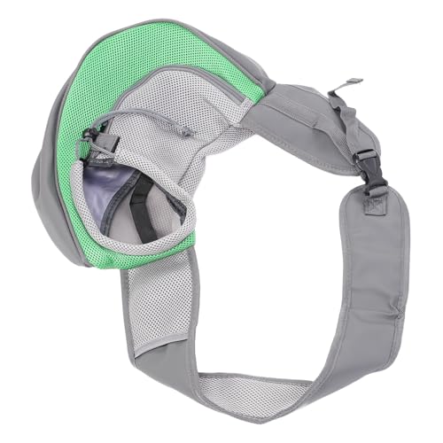 Generic Portador de Esteira de Estimação, Bolsa de Cachorro de Cachorro de Pequeno de Couro VERDE PU