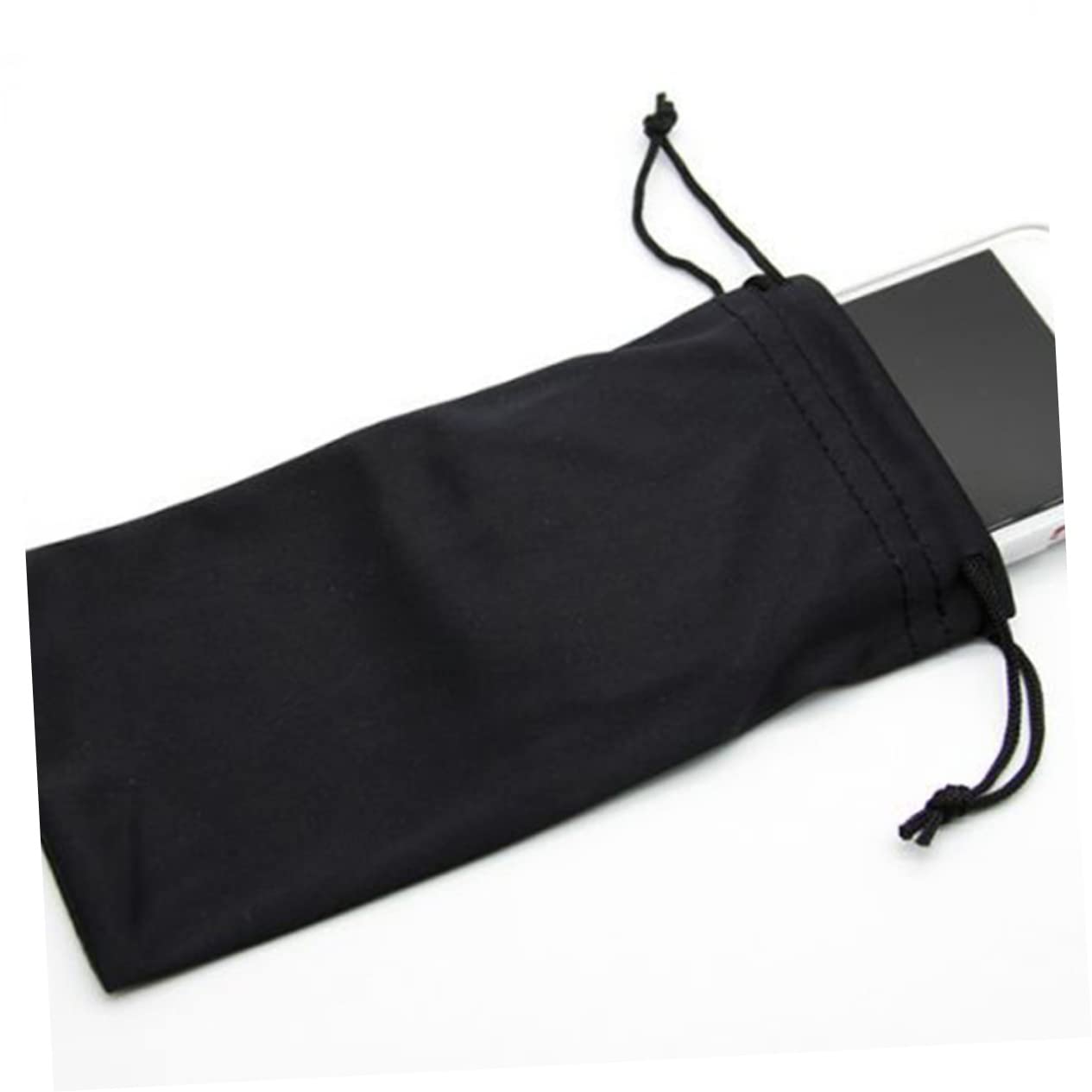 Toyvian 3 Sätze Aufbewahrungstasche Für Brillen Goggle Brille Kordelstring -tasche Sonnenbrillenetui Weiche Sonnenbrillentasche Schneebrille Skibrille Beutel Schwarz Flanell 25 Stück * 3