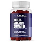 Havasu Nutrition Multivitamin Gummies for Men and Women with Vitamin A, C, D3, E, B6, B12, and Zinc, 60 Count (60 Count, Adult)