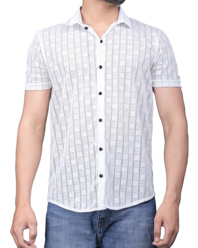Image of Noble Monk Men's Regular Fit Polo Shirt | 3 /4 Sleeve | Casual Shirt for Men