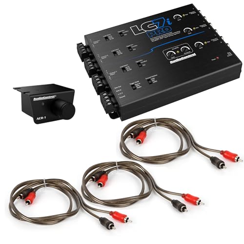 AccuBASS 6-Ch Line Out Converter Kit - LC7iPro Processor and 3ft Oxygen Free RCA Cables