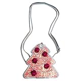 Limited Too Cute Girls Christmas Holiday Fashion Crossbody Small Purse (Tree)