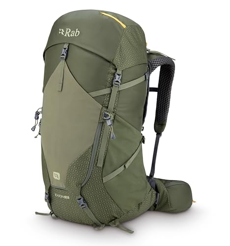 Rab Exion Sac à dos 48 litres – Sac confortable pour la randonnée, le trekking et la randonnée, armée, M/L