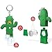 LEGO Minifigures Keychain Light - Cactus Boy (KE157H), Bag charm with LED light, Extra-Large 3 Inch Tall Figure