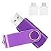 Produktbild USB Stick 512GB USB 2.0 Speicherstick USB-Flash-Laufwerk Data Datenspeicher mit Adapters, Violett