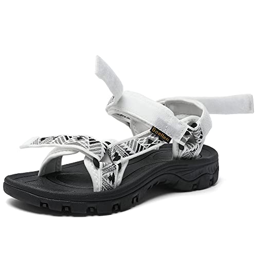 Image of Women's Hiking Sport Sandals Water Outdoor Athletic Shoes With Arch Support Adjustable Velcro Beach Shoes
