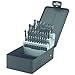 Precision Dormer C60R18 Size: A to Z 26 Piece HSS - Black Oxide 118 Degree Drill Point Jobbers Length Drill Set