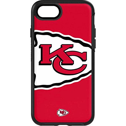 Skinit Decal Skin Compatible with OtterBox Symmetry iPhone 7 - Officially Licensed NFL Kansas City Chiefs Large Logo Design