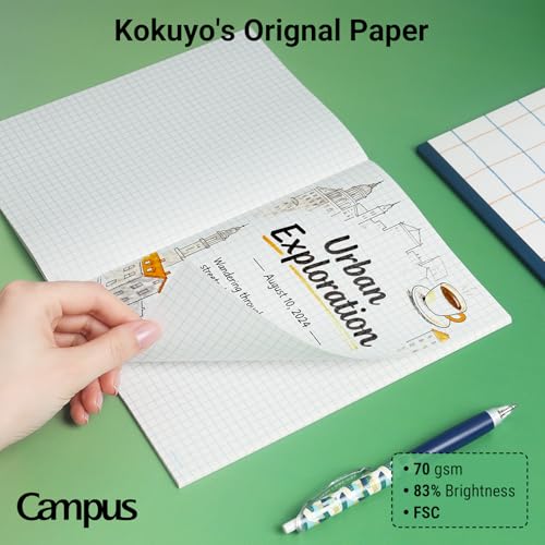 Carnet de notes A5 Campus avec 40 feuilles perforées KOKUYO
