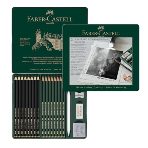 Lápices de grafito Faber-Castell Pitt Mat 8 piezas miniatura 3