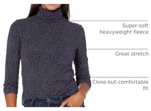 Image of Amazon Essentials Women's Long-Sleeve Turtleneck Stretch Fleece (Available in Plus Size)