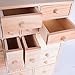 Gkesgm Wooden DIY Countdown to Advent Calendar with 24 Drawers,Craft Storage Desktop Organizer,Apothecary Cabinet or Unfinished Wood Kids Craft Idea,14in x 12in x 4.3in