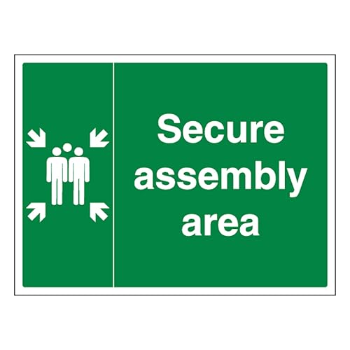 Panneau de sécurité autocollant vinyle 600x450mm V Safety