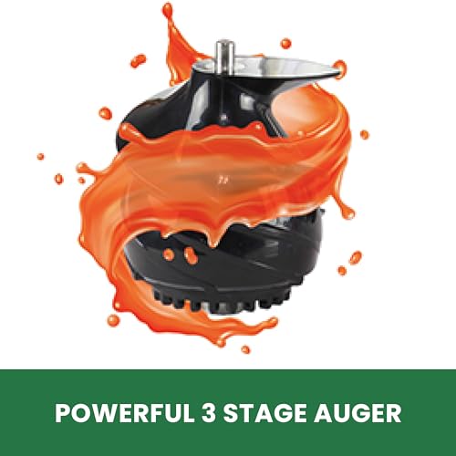 Omega Juicer Cold Press Vertical 43 RPM Slow Masticating Compact Juice Extractor for Fruits and Vegetables Quiet Operation with 3 Stage Auger Automatic Pulp Ejection and No-Drip Tap, 150-Watts, Silver