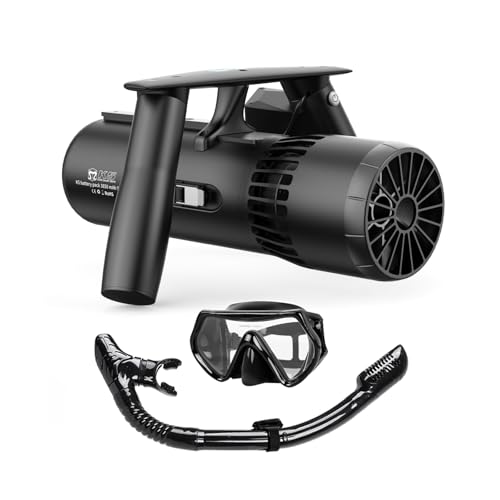 EDGE K5 Underwater Scooter & Snorkeling Set – 3-Speed, 2m/s, 164ft Depth, Fast...