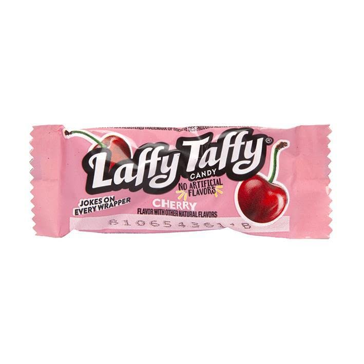 Vista 3 de Laffy Taffy - Mini barras masticables y sabrosas envueltas a granel, (3 libras) (cereza)