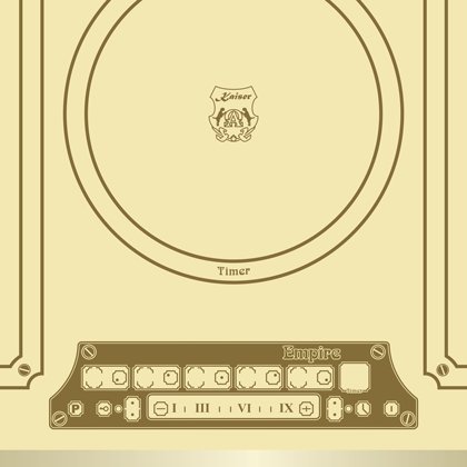 Retro Herdset Induktion Autark Kaiser Empire/Einbau Backofen Kaiser Eh 6355 Rot + Flex Induktionskochfeld 77 cm Kaiser… – Bild 6