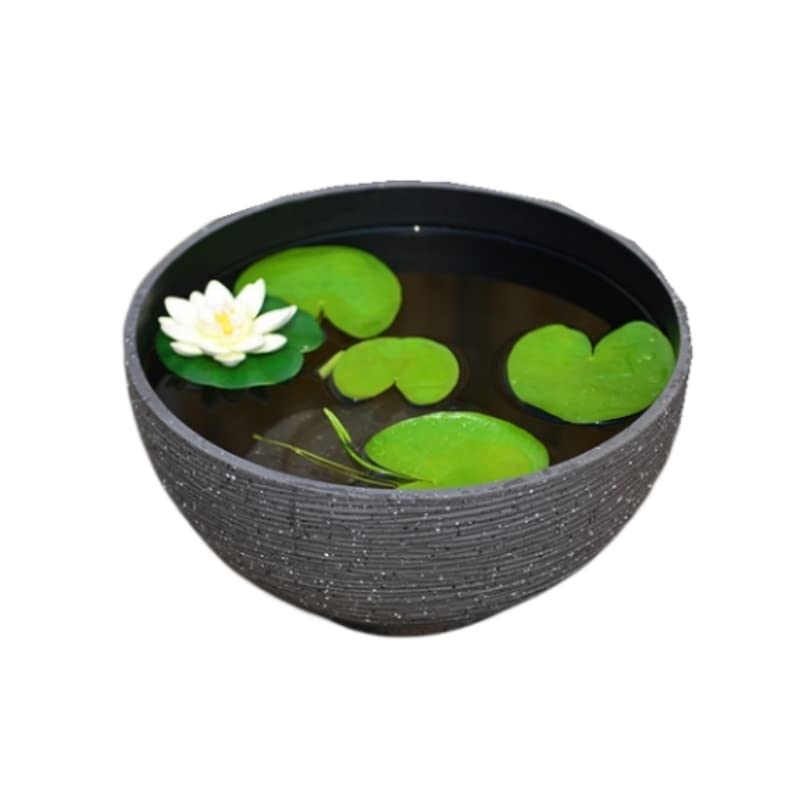 Amazon | 睡蓮鉢 睡蓮の鉢 睡蓮鉢+大型 睡蓮鉢プラスチック 睡蓮鉢+