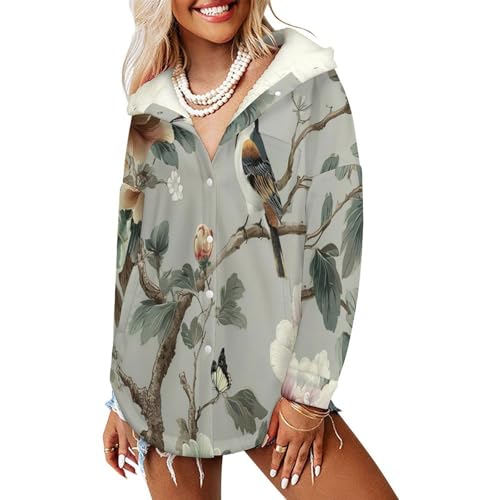 Veste à manches longues hoodies sweatshirt imprimé floral