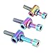 Bike Bolt,M5X30/35/40Mm Titanium Bolts,For Bike Bicycle Seatpost Screw Seatpost Fixed Bolt Round Head Screw For Bicycle Seat Tube(M5x40-Symphony), M5X30/35/40Mm Titanium Bolts,Bike Bolt,For Bike