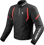 Ventilado. REVIT! Chaqueta Jupiter 2 Negro-Rojo