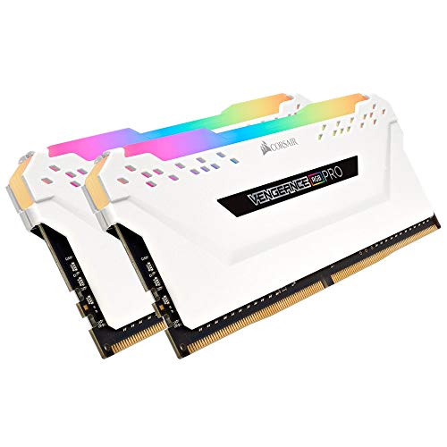 Image of CORSAIR Vengeance RGB PRO 16GB (2x8GB) DDR4 3000MHz C15 LED Desktop Memory - White