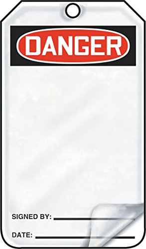 Tag de sécurité Danger étanche et indéchirable pour consignation