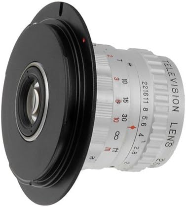 C-Mount lens attached to Fotodiox adapter