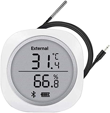 Inkbird IBS-TH1 Plus Wireless Bluetooth Temperature and Humidity Monitor Thermometer and Hygrometer Used for Brewing Meat Plant Cigar Storage