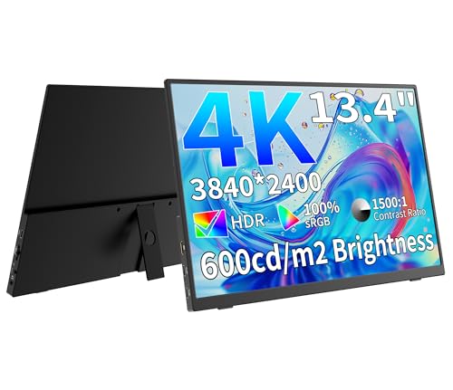 Image of MAGICRAVEN Portable Monitor, USB-C & HDMI Laptop Screen Extender,Second Display for Console with Built-in Speakers, Works with PS5, Xbox, Switch, Ideal for Travel, Home & Office - 13.3 inch