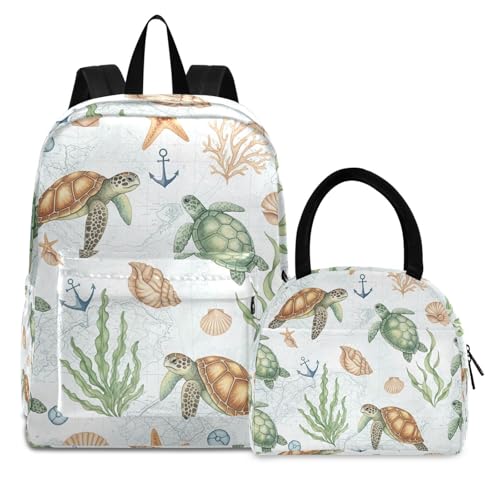 Sac à dos isotherme étanche tortues de mer maintenant le repas des filles au frais