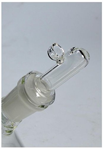 Black Leaf Ice Bong in Vetro 36cm per Erbe e Oli con Valigetta