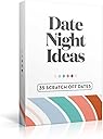Romantic & Fun Scratch Off Date Night Ideas Card Game - Perfect Couples Gift for Boyfriend, Girlfriend, Wife, Husband, Engagement, Birthday or Anniversaries - Christmas Stocking Stuffer for Her or Him